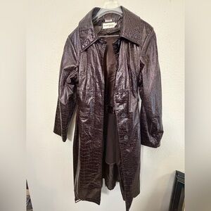 Hilary Radley Dark Brown Trench Coat